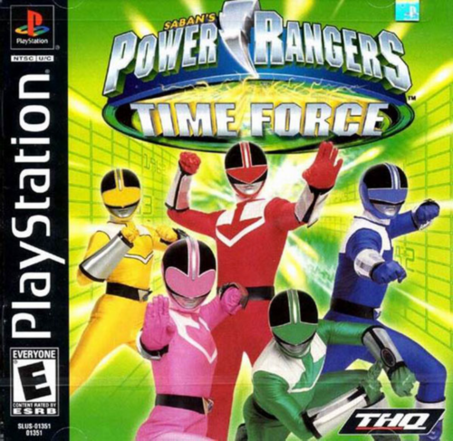 Sabans Power Rangers - Time Force (USA) Cover